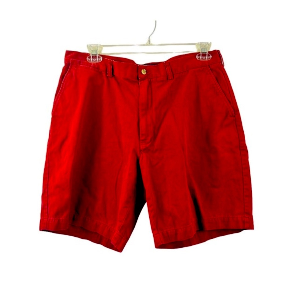 Red Corduroy Polo by Ralph Lauren Shorts